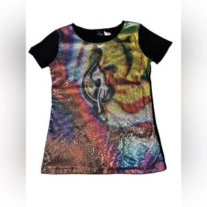 Baby phat, authentic Y2K sequin top, XL